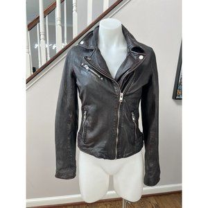 Women's Black Leather Jacket